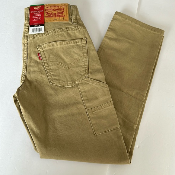 Levi’s Youth Jeans, Slim Flex Stretch, Size 8, Beige - Picture 1 of 14